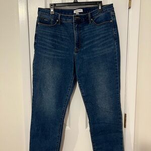 Nine West Blue Denim Jeans with Contrast Stitching